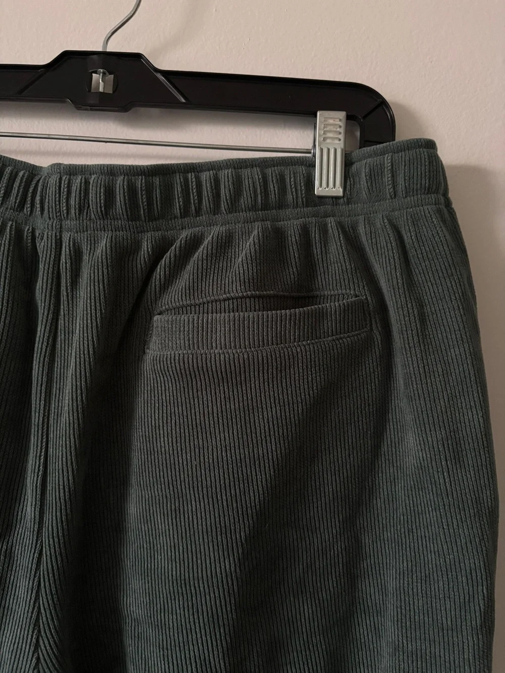 Corduroy Drawstring Hybrid Shorts - Charcoal